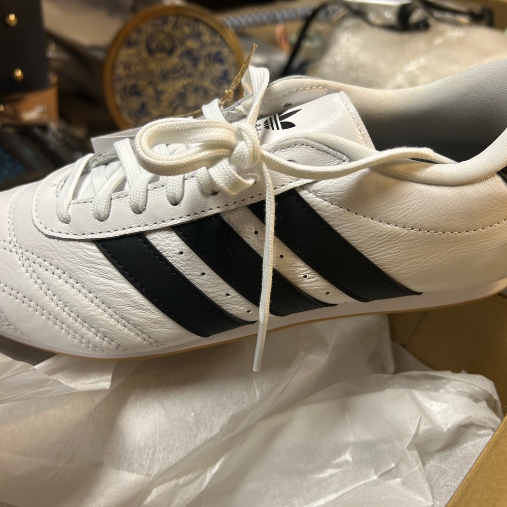 adidas White and Black Athletic Shoes